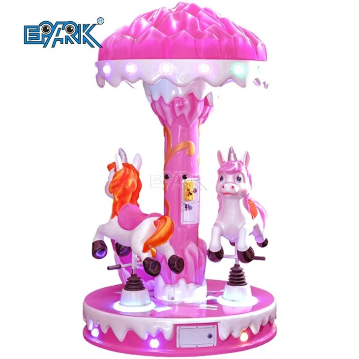 Three Seats Ice And Snow Carousel