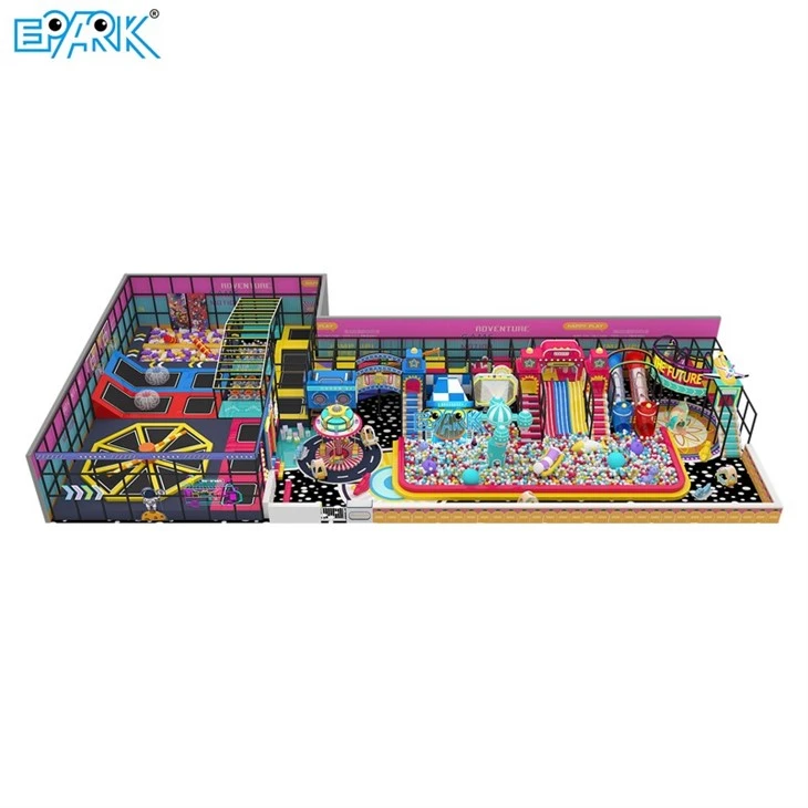 595㎡ Adventure Zone Playground Layout For Commercial Venues high quality