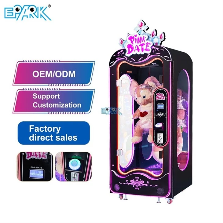 Pink Date Ⅱ Claw Machine Supplier factory